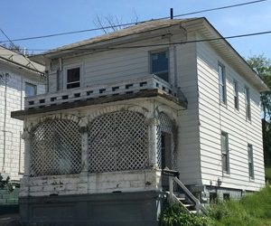 house with white siding